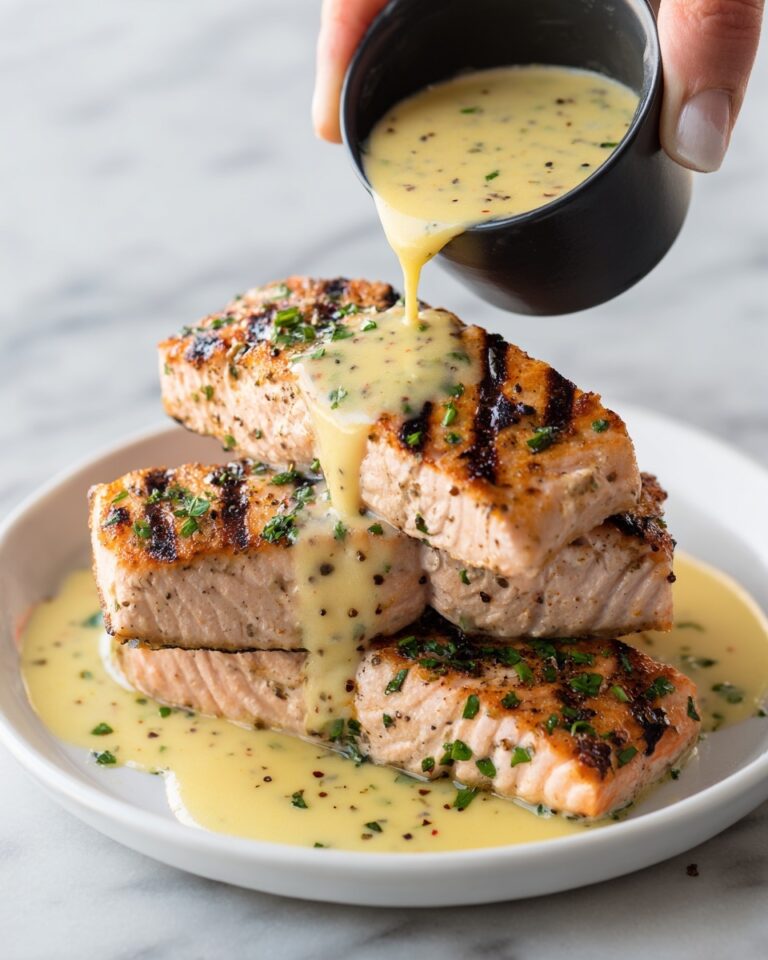 Blackened Salmon with Creamy Dijon Sauce Recipe