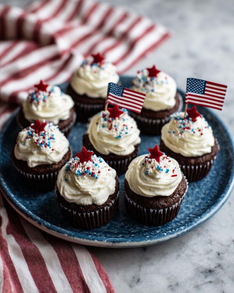 Patriotic Brownie Bombs Recipe