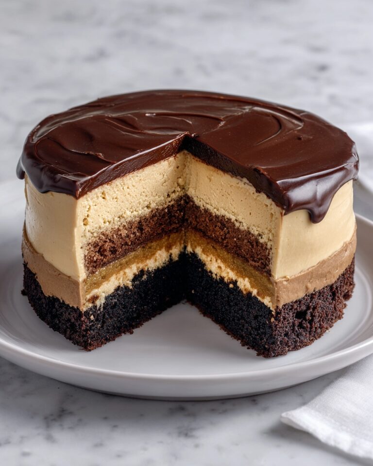 Triple Chocolate Mousse Cake Recipe