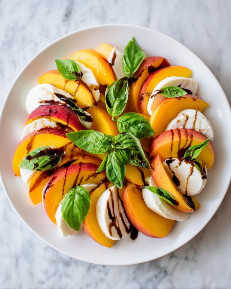 Peach Caprese Salad Recipe