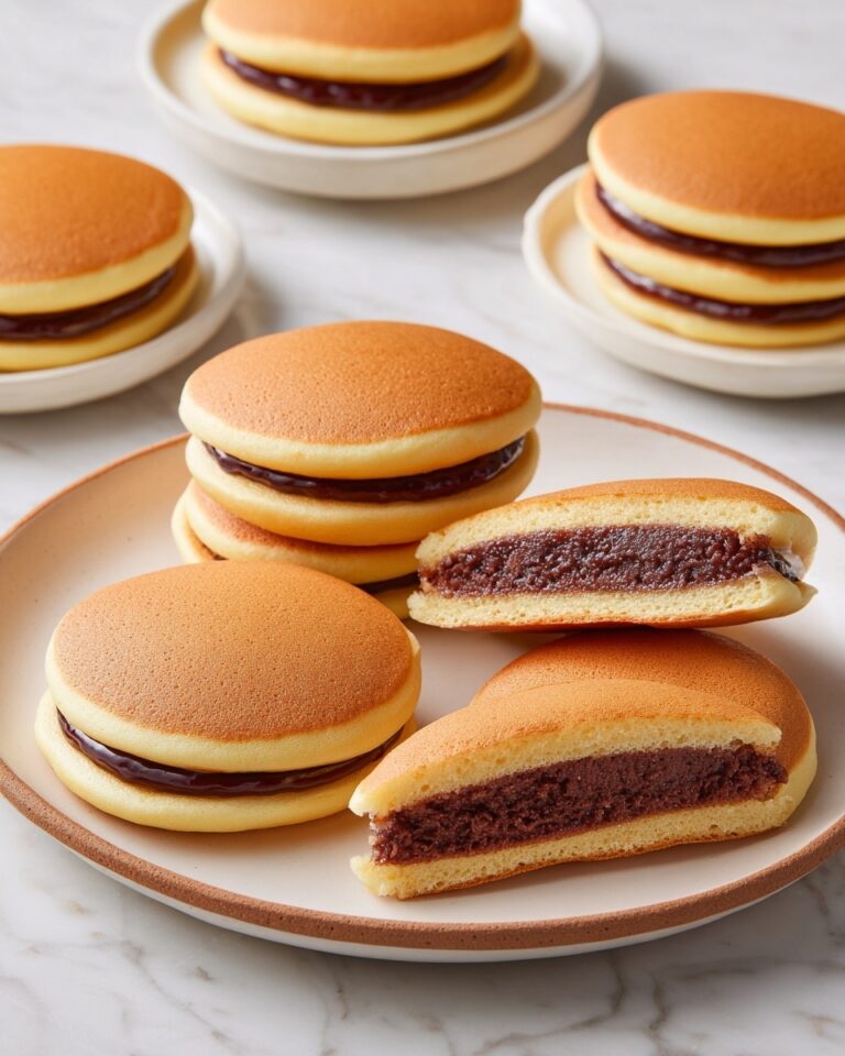 Dorayaki – Japanese Pancakes Filled with Soft Custard Recipe