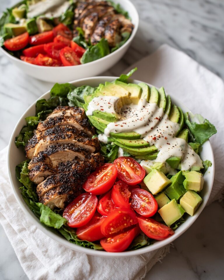 Grilled Chicken & Avocado Salad Bowl Recipe
