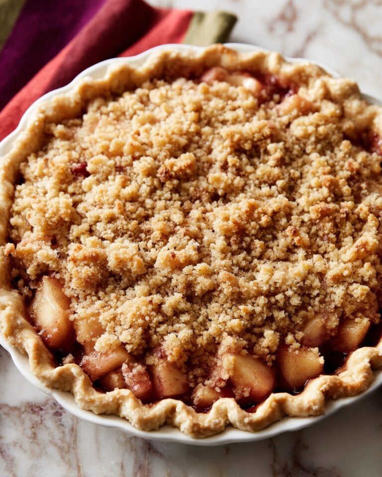Dutch Rhubarb Pie Recipe
