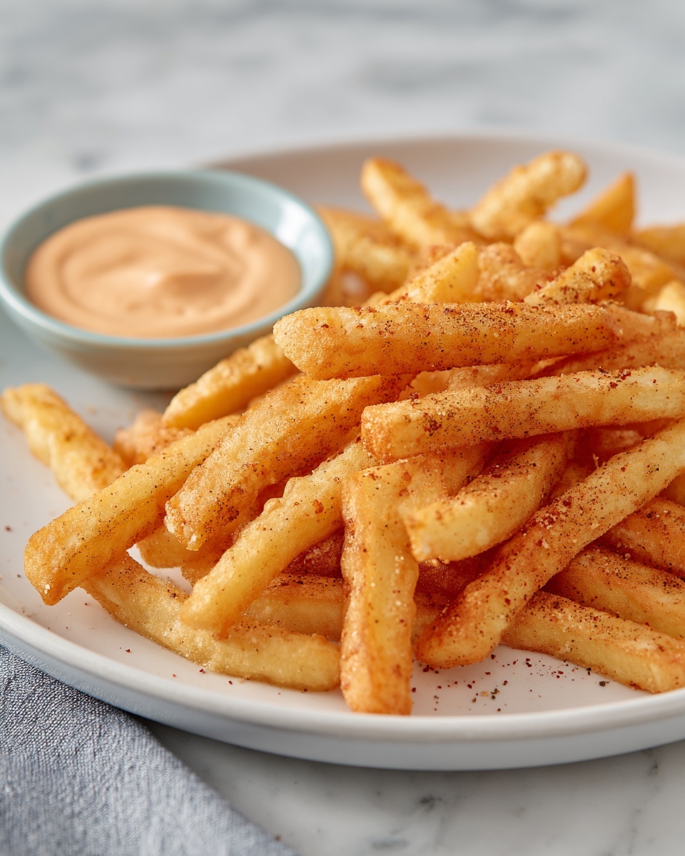 Zesty Shoestring Fries Recipe - Recipe Image