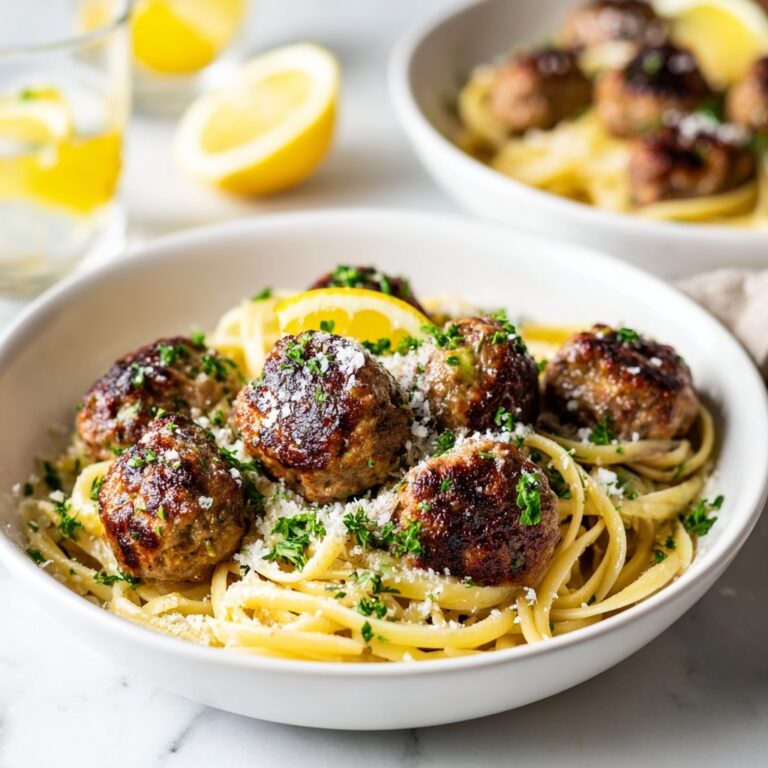 Chicken Piccata Meatballs Recipe