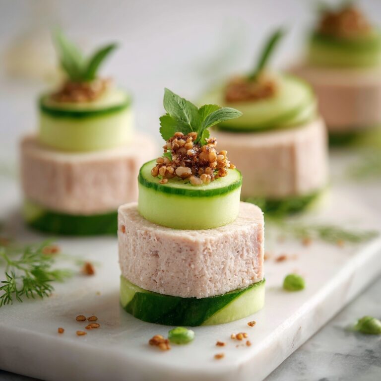 Tuna Cucumber Bites Recipe
