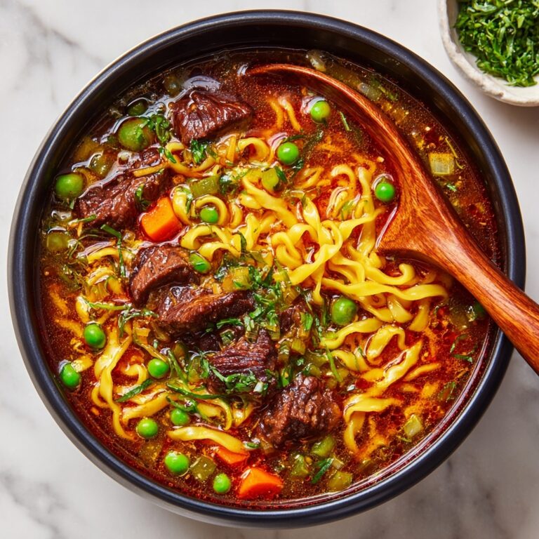 Vegetable Beef Noodle Soup Recipe