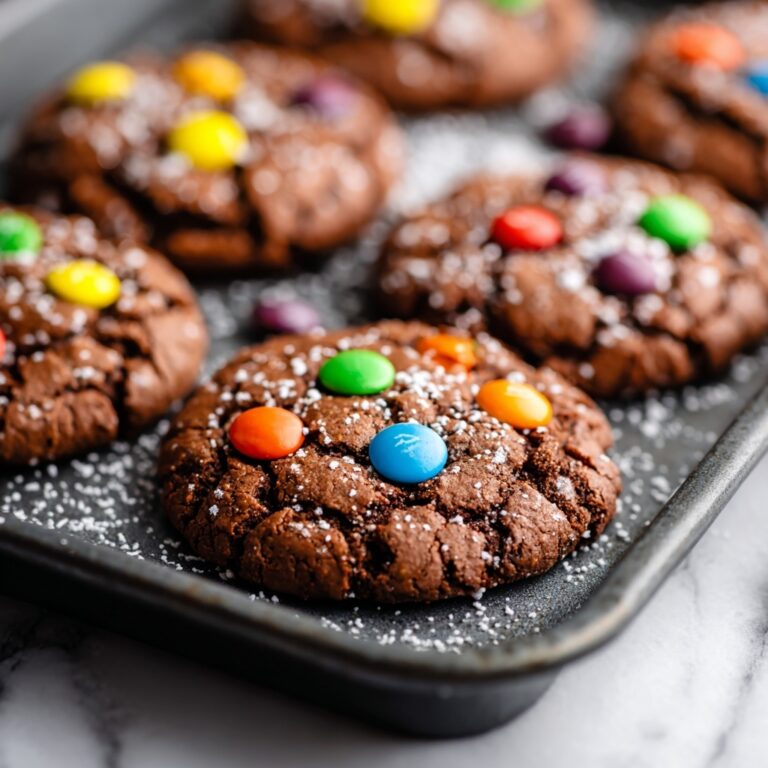 Chocolate M&M Cookies Recipe