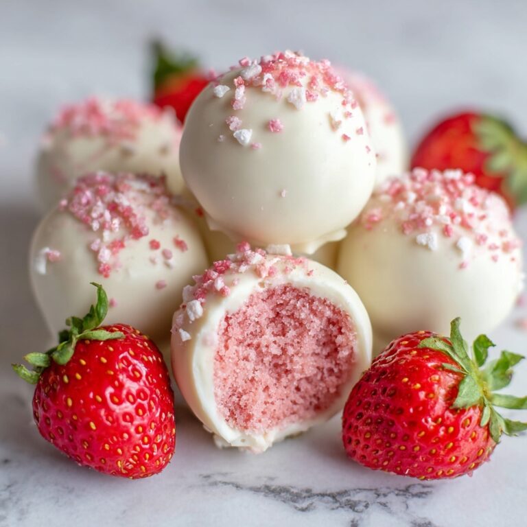 White Chocolate Strawberry Truffles Recipe