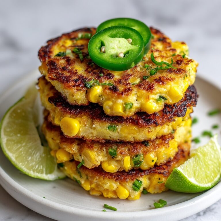 Mexican Corn Cakes with Jalapeño and Lime Recipe