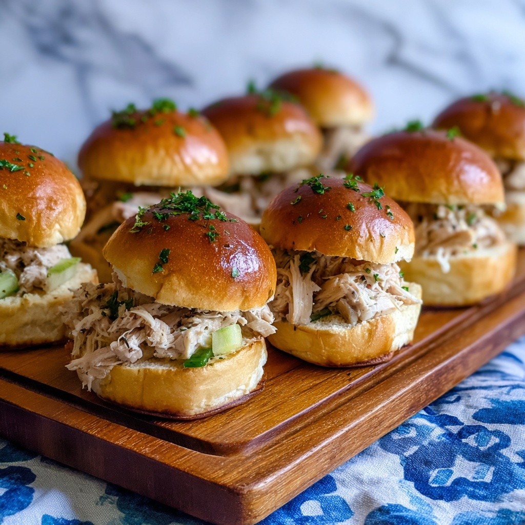 Buffalo Chicken Sliders Recipe - Recipe Image
