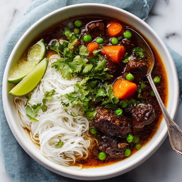 Bò Kho: Spicy Vietnamese Beef Stew with Noodles Recipe