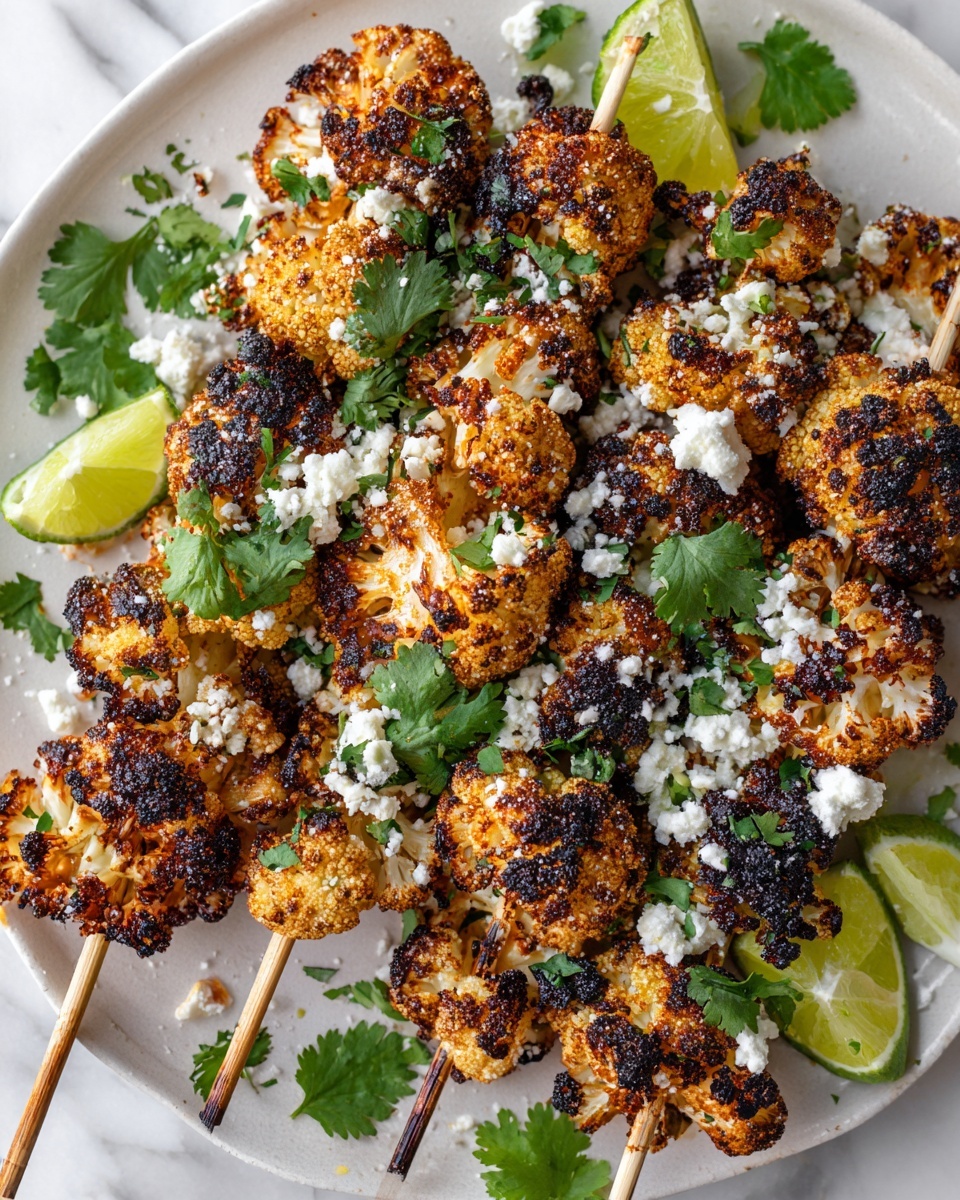 Mexican Street Style Grilled Cauliflower Recipe - Recipe Image