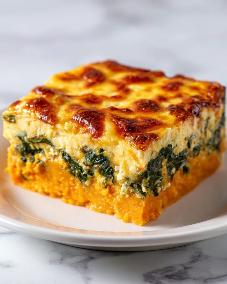 Sweet Potato and Spinach Layered Casserole Recipe