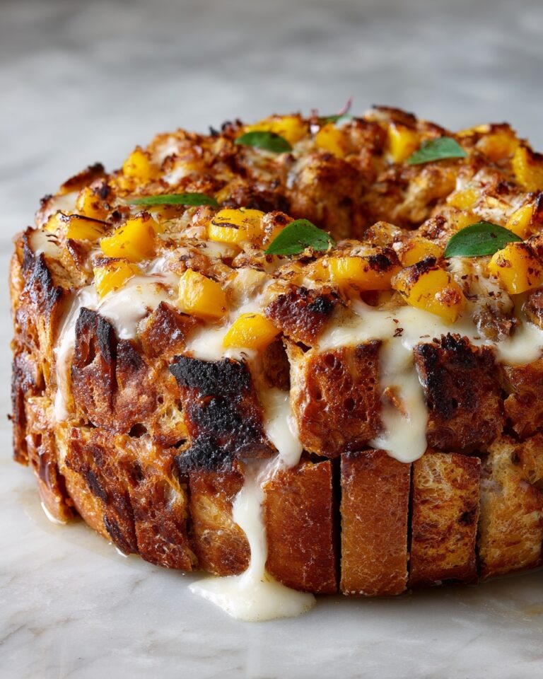 Peach Pull Apart Bread Recipe