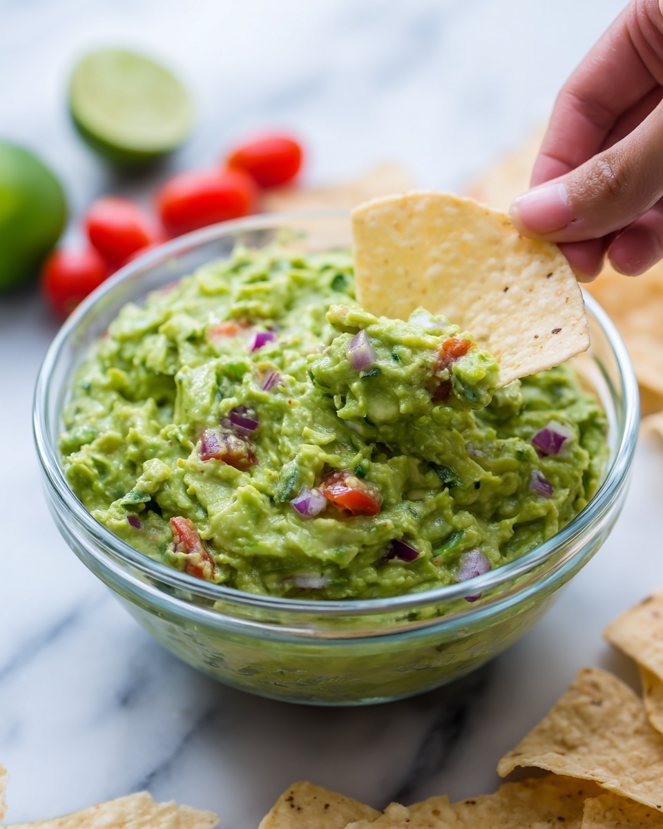 Fresh and Zesty Guacamole Recipe - Recipe Image