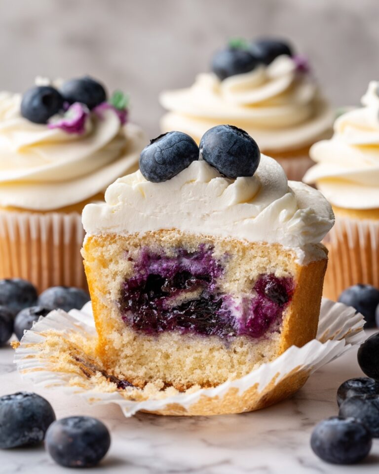 Lemon Blueberry Cupcakes Recipe