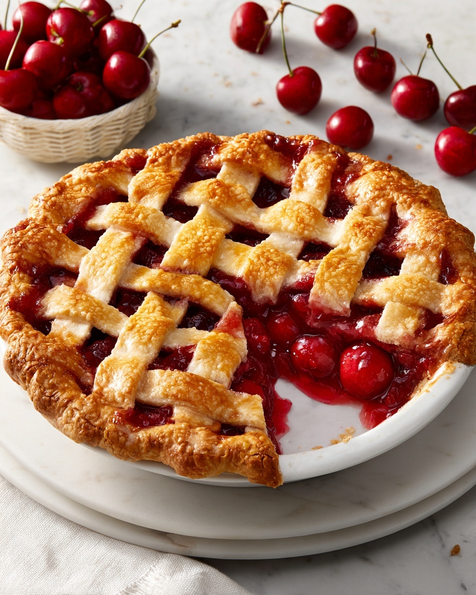Braided Cranberry Orange Pie Recipe - Recipe Image