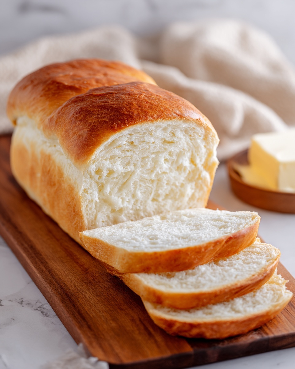 Easy Homemade White Bread Recipe - Recipe Image
