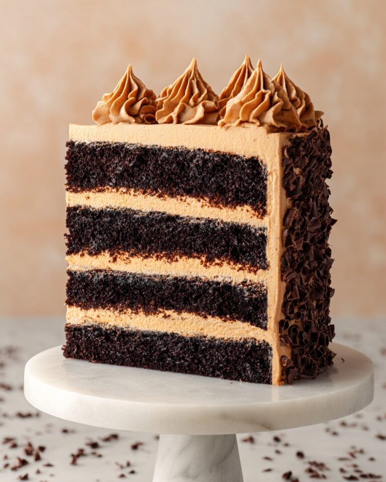 Decadent Double Chocolate Layer Cake with Rich Buttercream Recipe