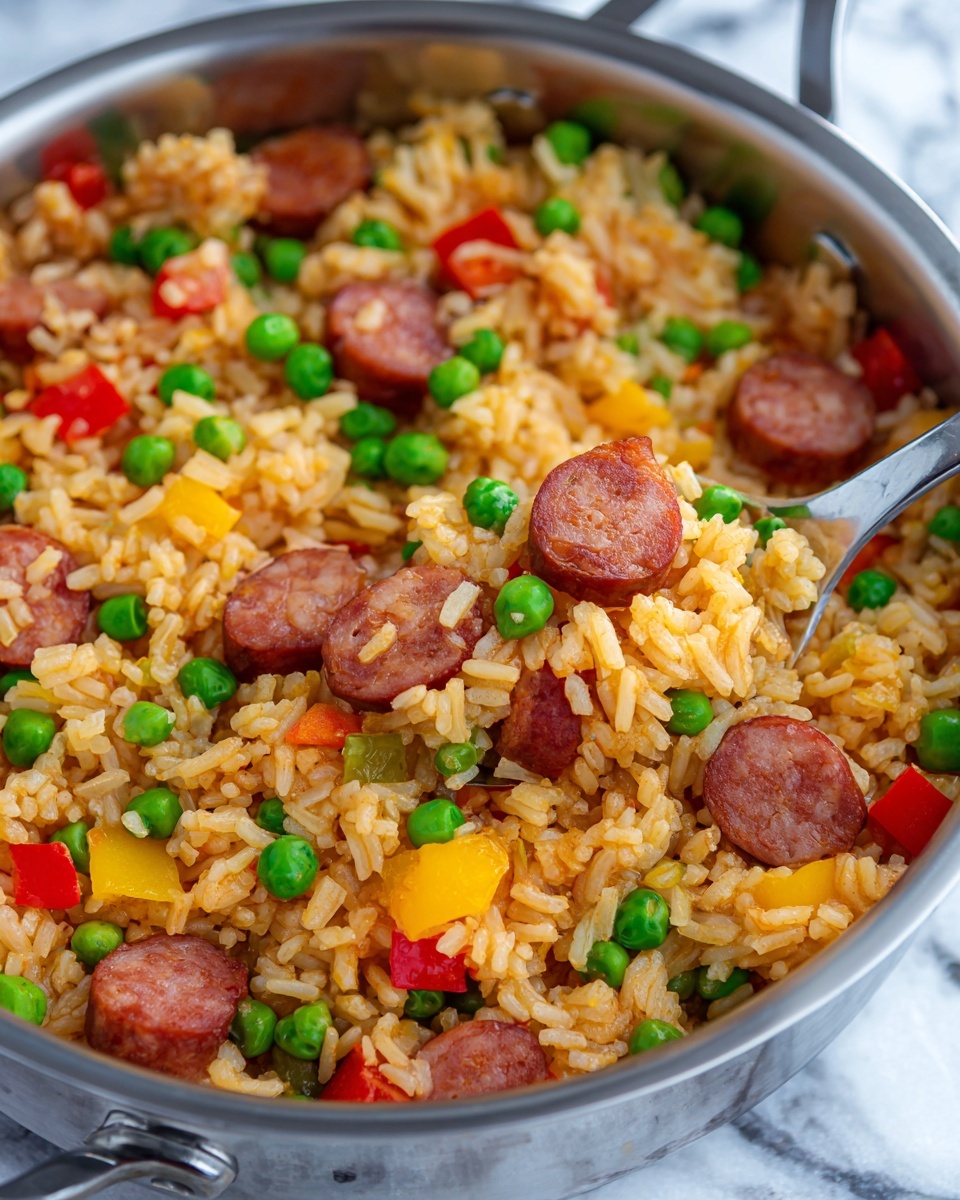 Sausage and Rice Skillet Dinner Recipe - Recipe Image