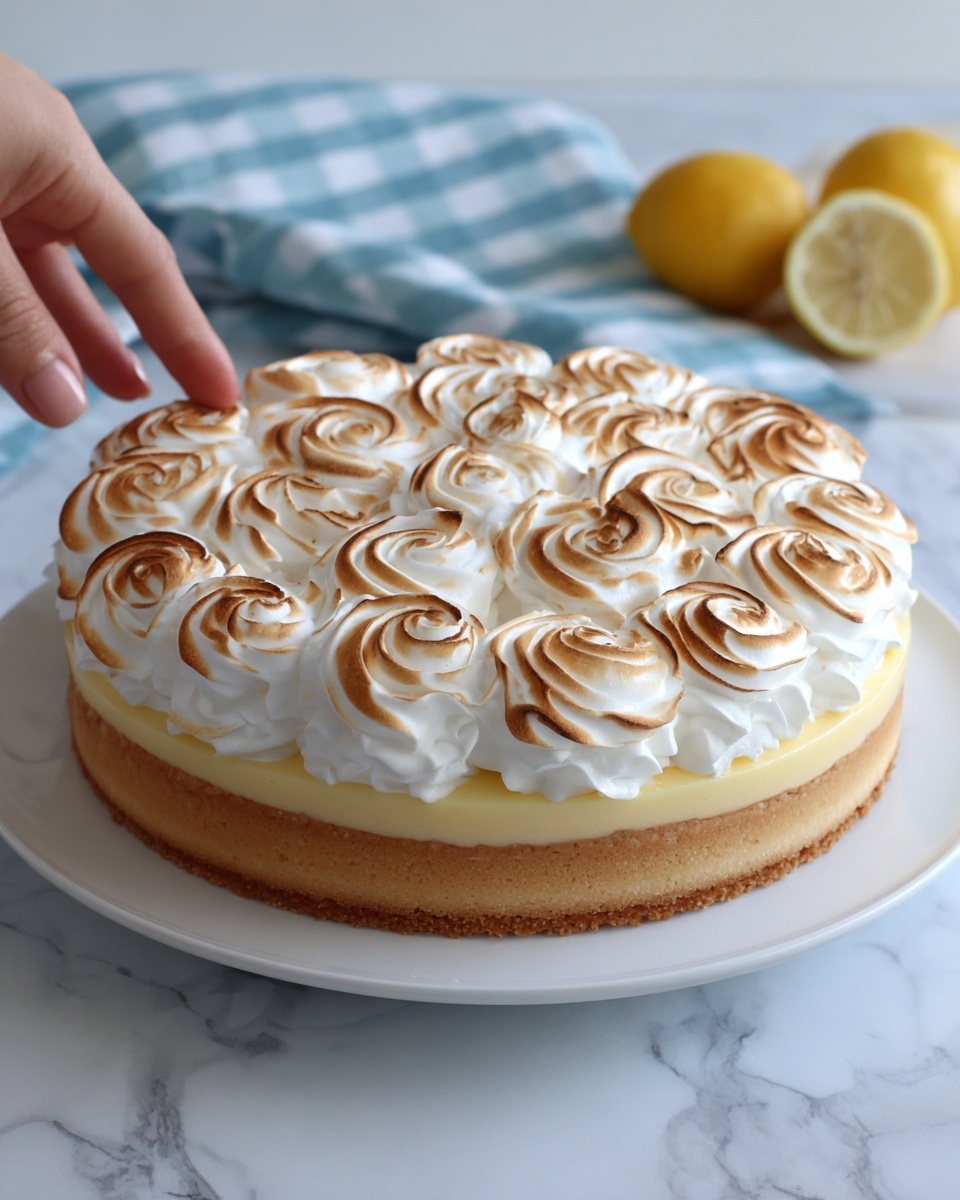Lemon Meringue Cheesecake Recipe - Recipe Image