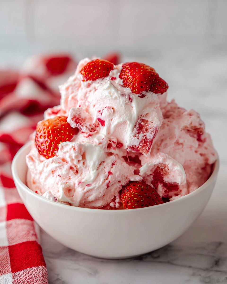 Strawberry Fluff Salad Recipe - Recipe Image