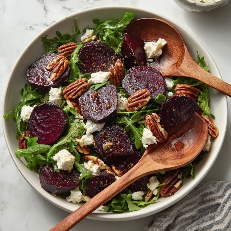 Beet Salad with Goat Cheese and Balsamic Vinaigrette Recipe