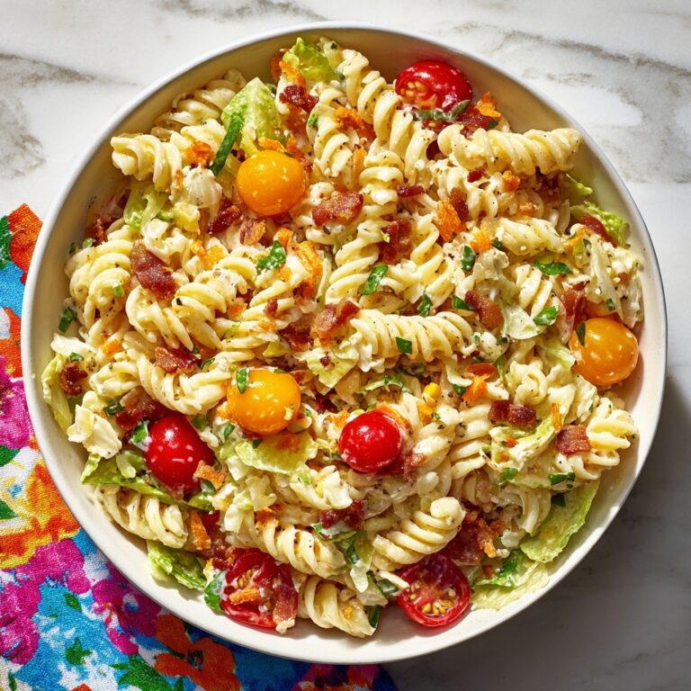 Easy Ranch BLT Pasta Salad Recipe