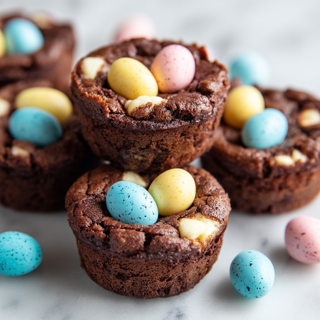 Mini Egg Brownie Bites Recipe - Recipe Image
