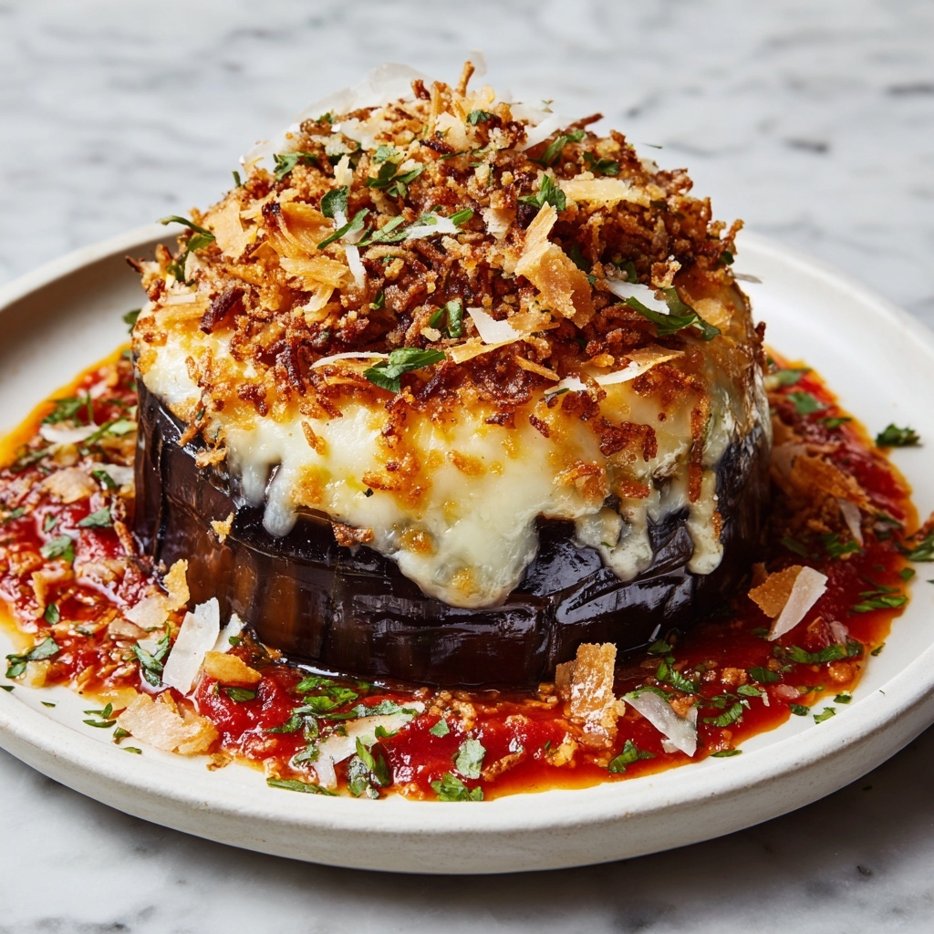 Crispy Air Fryer Eggplant Parmesan Recipe - Recipe Image