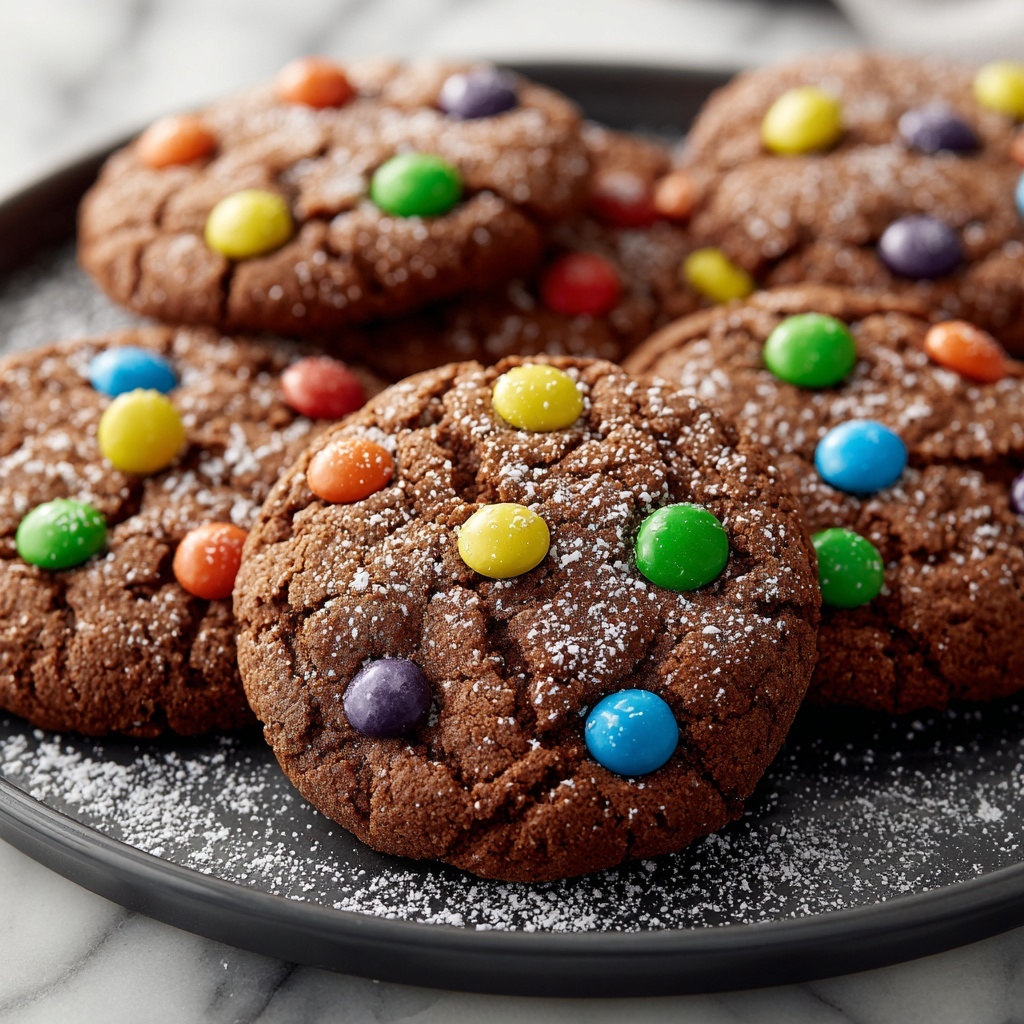 Chocolate M&M Cookies Recipe - Recipe Image