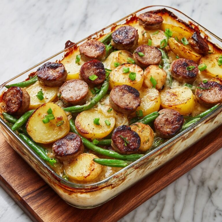 Sausage, Green Bean, and Potato Casserole Recipe