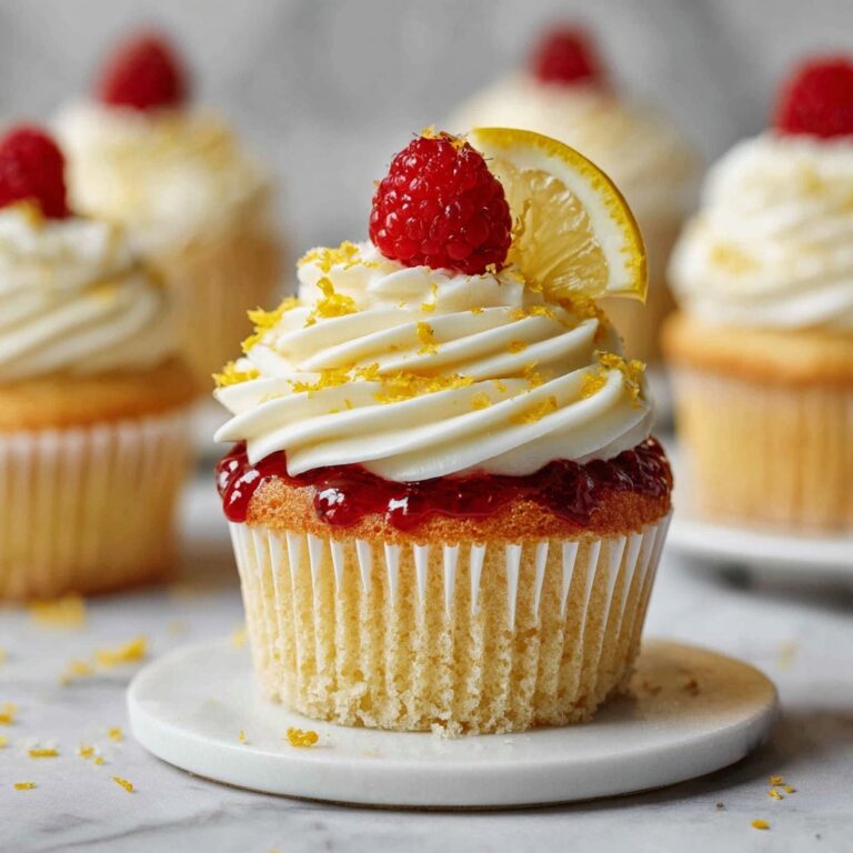 Raspberry Lemon Heaven Cupcakes Recipe