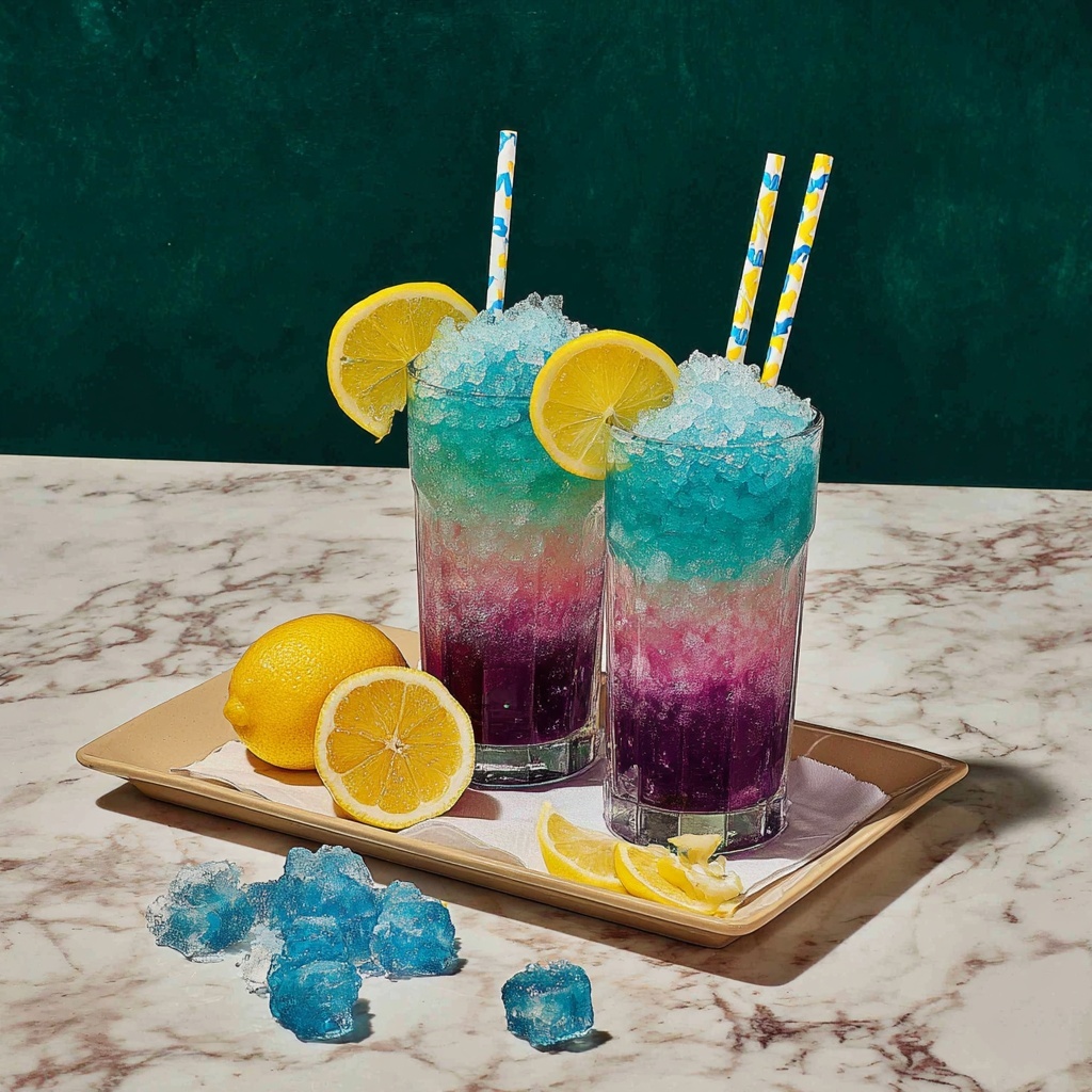 Galaxy Lemonade Slushie Recipe - Recipe Image