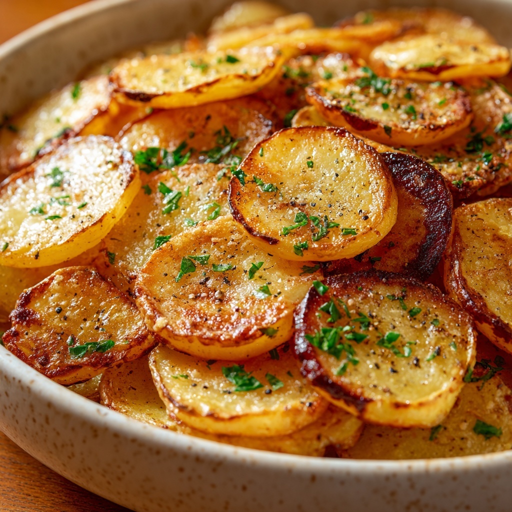 Air Fryer Sliced Potatoes Recipe - Recipe Image
