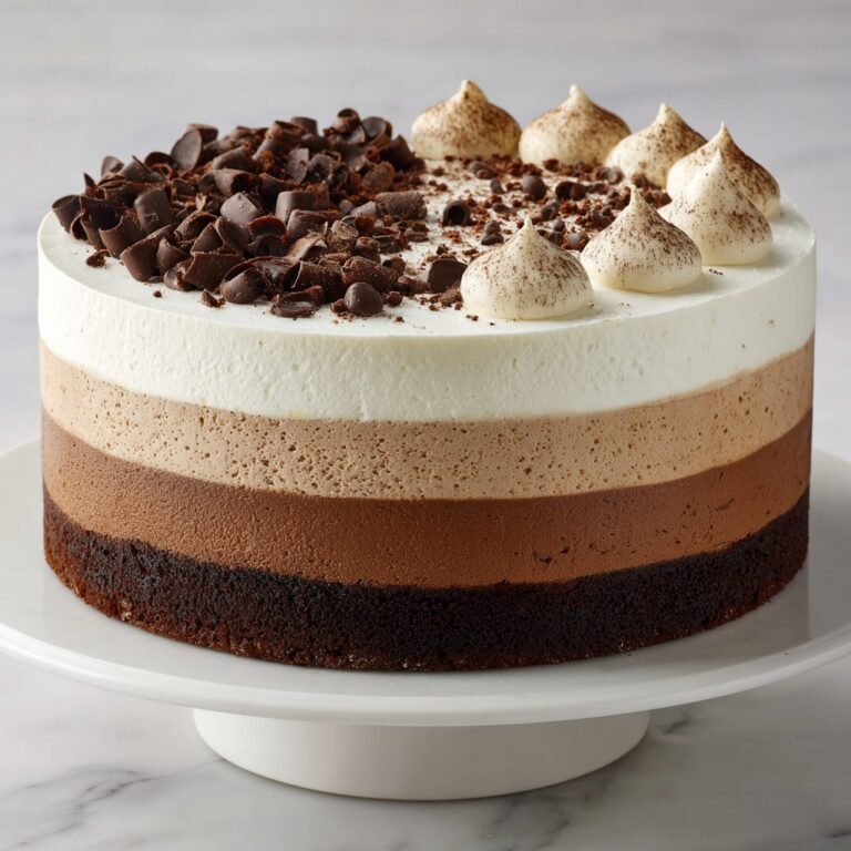 Tuxedo Cake: A Triple Chocolate Mousse Delight Recipe