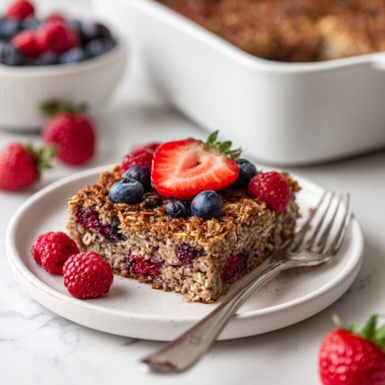 Mixed Berry Baked Oatmeal Recipe
