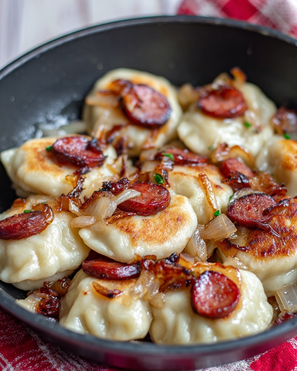 Pierogies and Kielbasa Skillet Dinner Recipe - Recipe Image