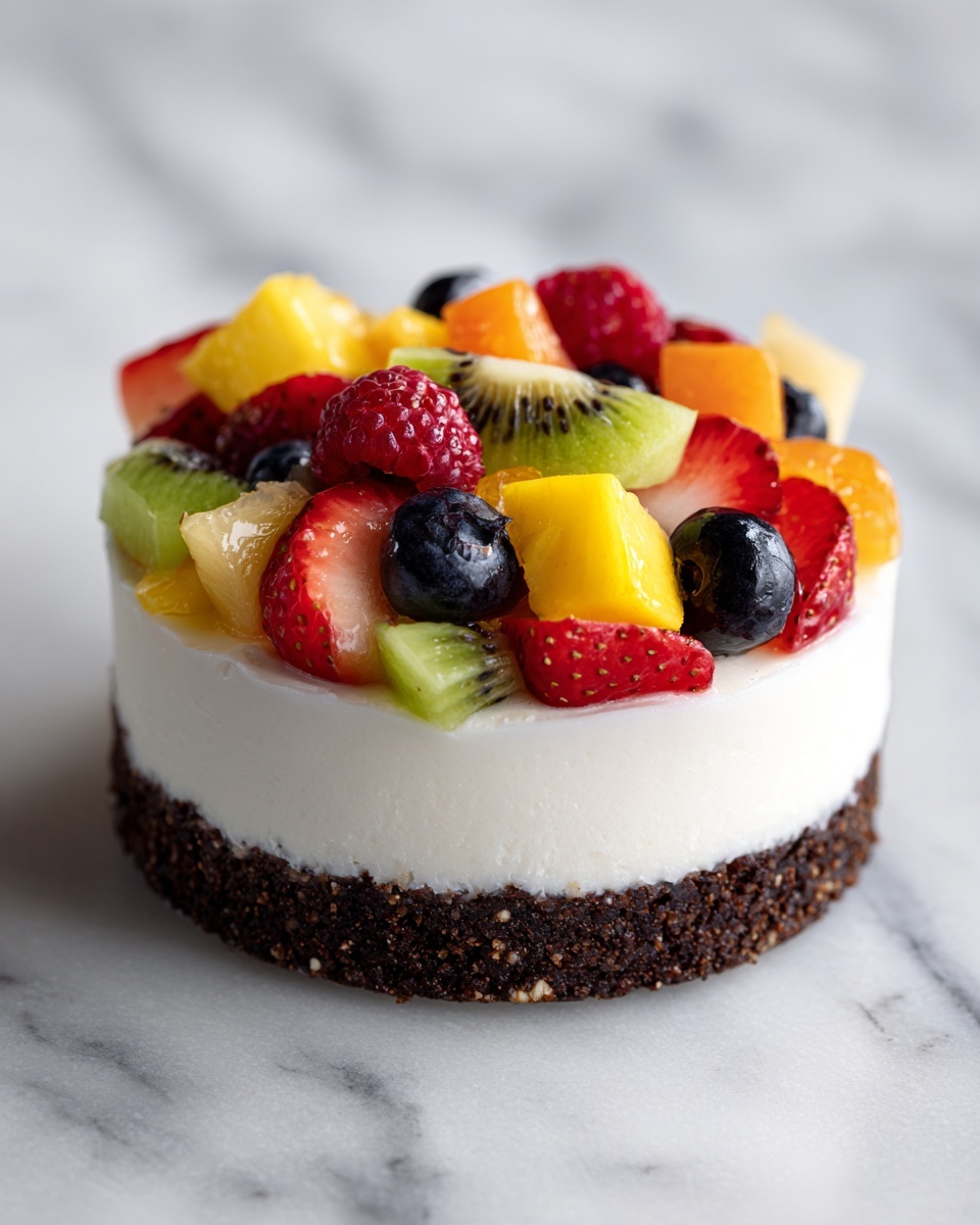 Brownie Fruit Pizza Recipe - Recipe Image