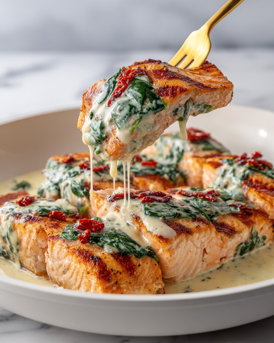 Creamy Tuscan Salmon Recipe - Recipe Image