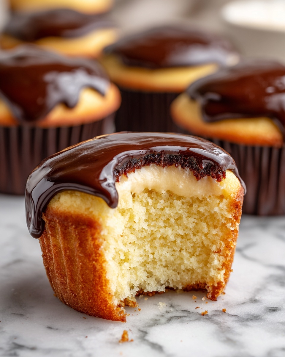 Boston Cream Pie Cupcakes Recipe - Recipe Image