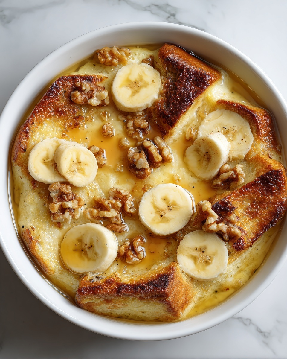 Greek Yogurt Banana Maple Bread Pudding Recipe - Recipe Image