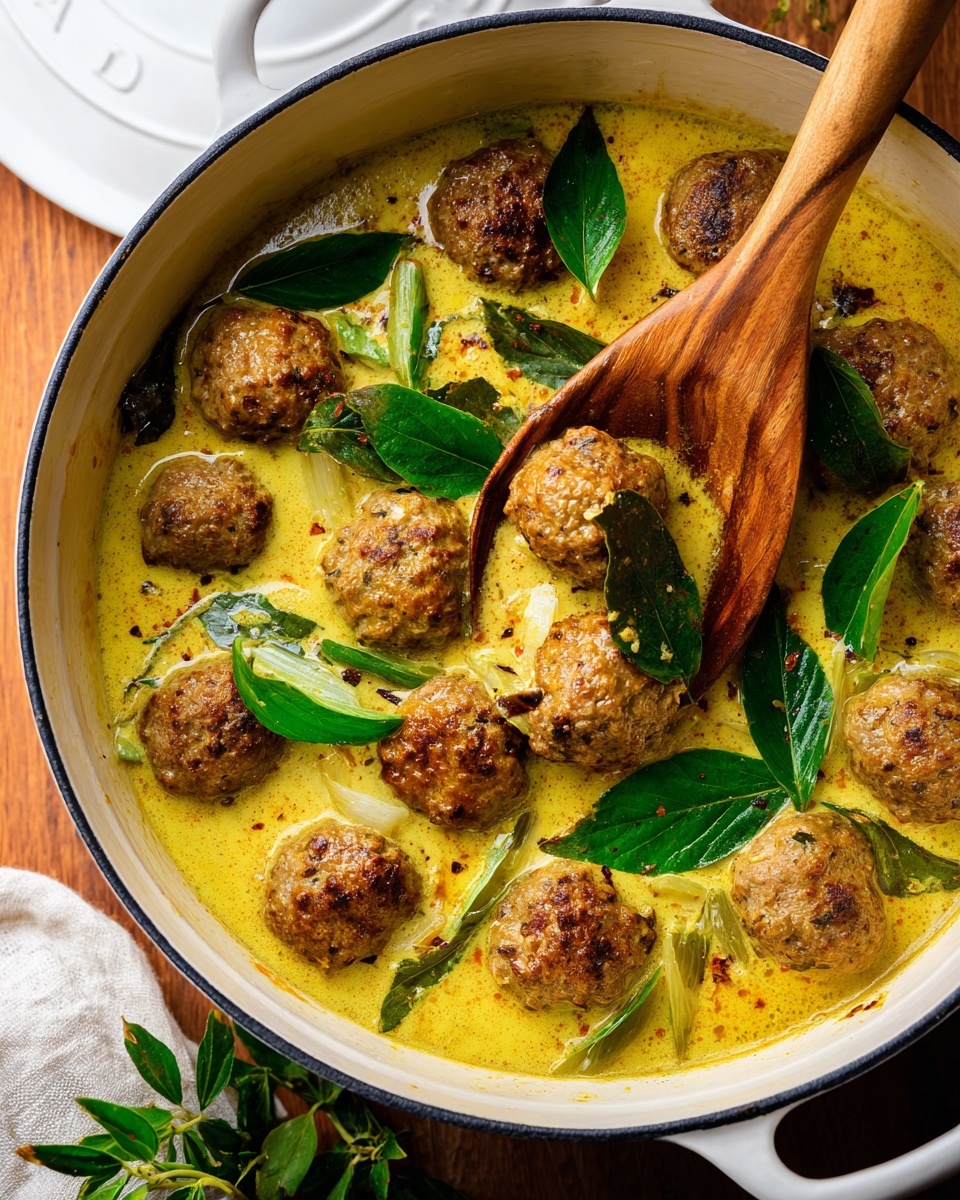 Coconut Curry Meatball Orzo Soup Recipe - Recipe Image