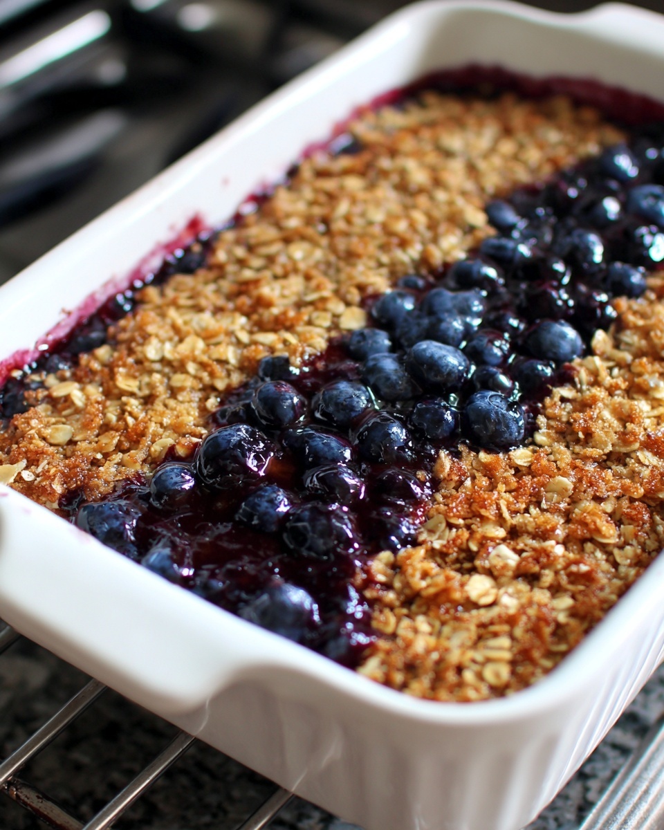 Blueberry Baked Oats Recipe - Recipe Image