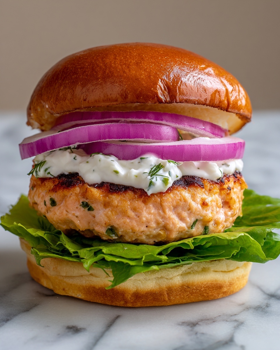 Salmon Burgers with Basil Mayo Recipe - Recipe Image