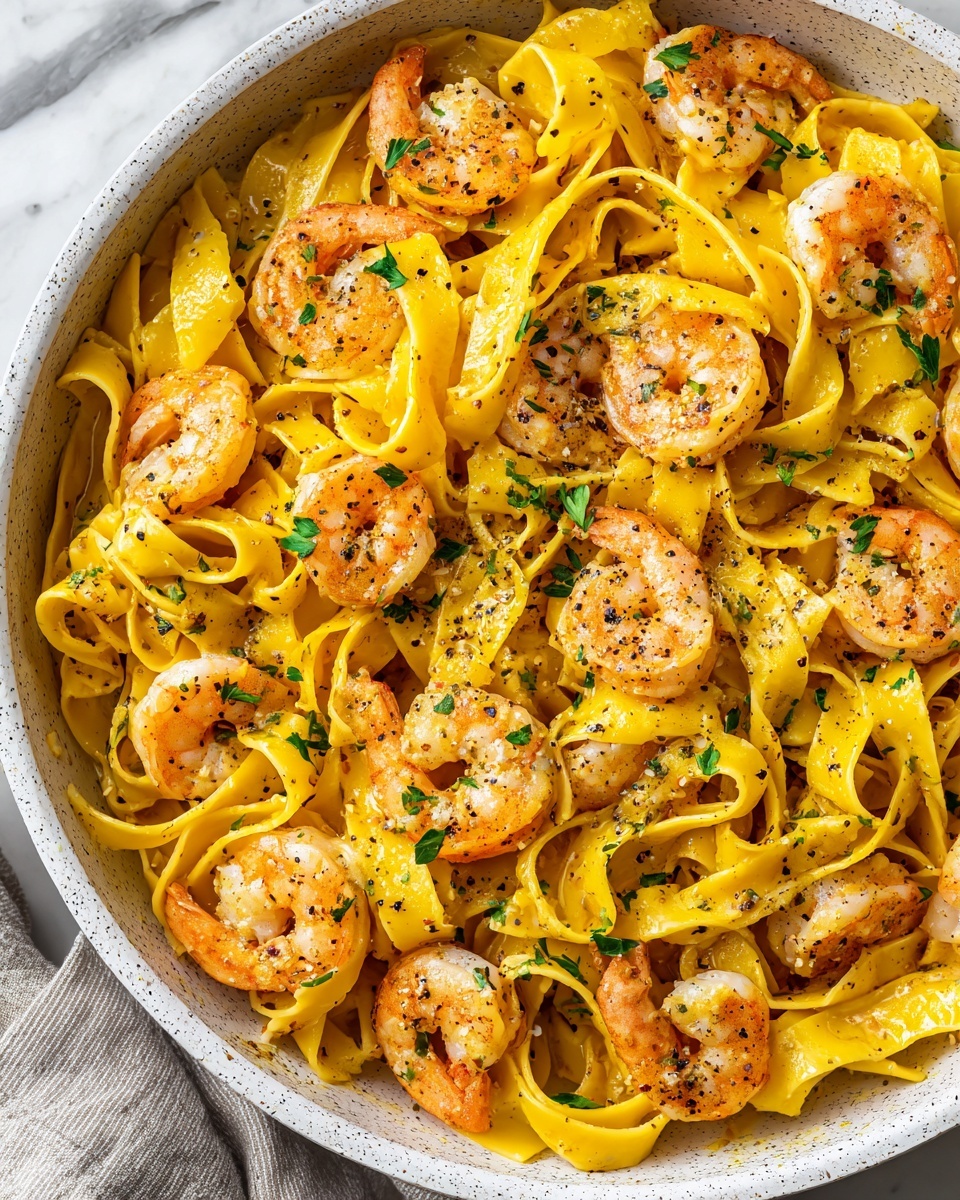 Garlic Shrimp Pasta Recipe - Recipe Image