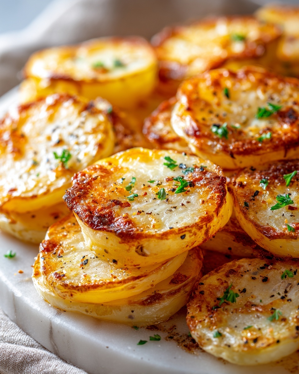 Air Fryer Sliced Potatoes Recipe - Recipe Image