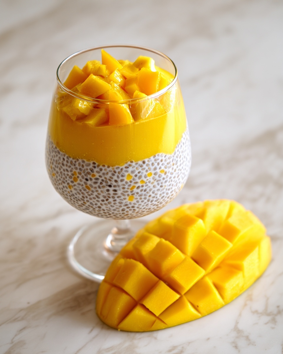 Mango Coconut Overnight Oats Recipe - Recipe Image