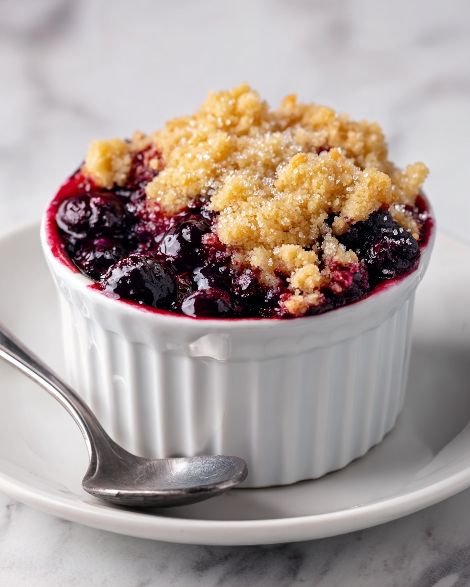 Blueberry Dump Cake Recipe - Recipe Image